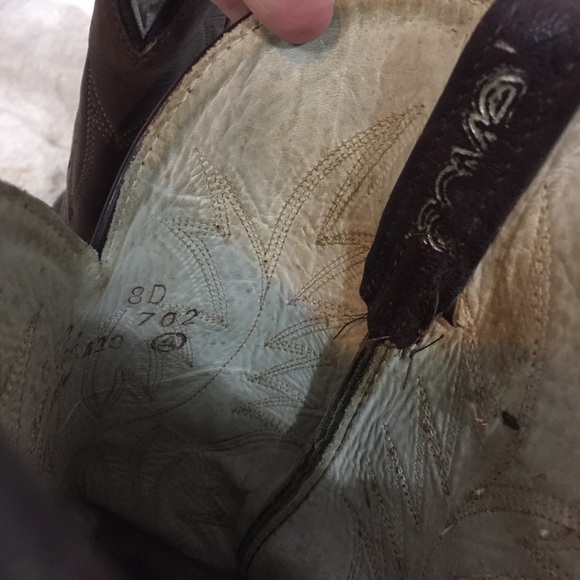 ACNE Western Cowboy boots Mens size 8.5 D - Picture 5 of 8